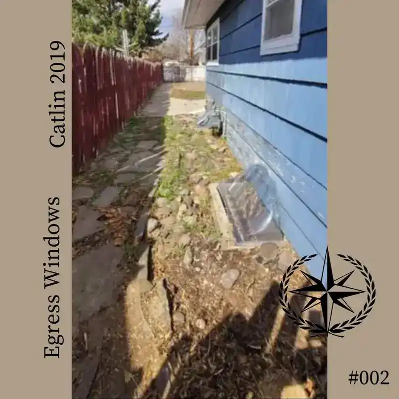 Opening up the narrow side yard along the foundation