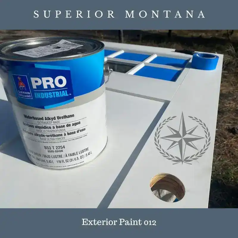 The Sherwin-Williams Pro Industrial finish used on the metalwork